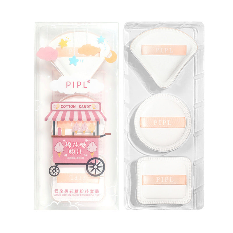 Cotton Candy Puff Suit Super Soft Foundation Make-up Powder Dual-use Air Cushion LadyShow.Store