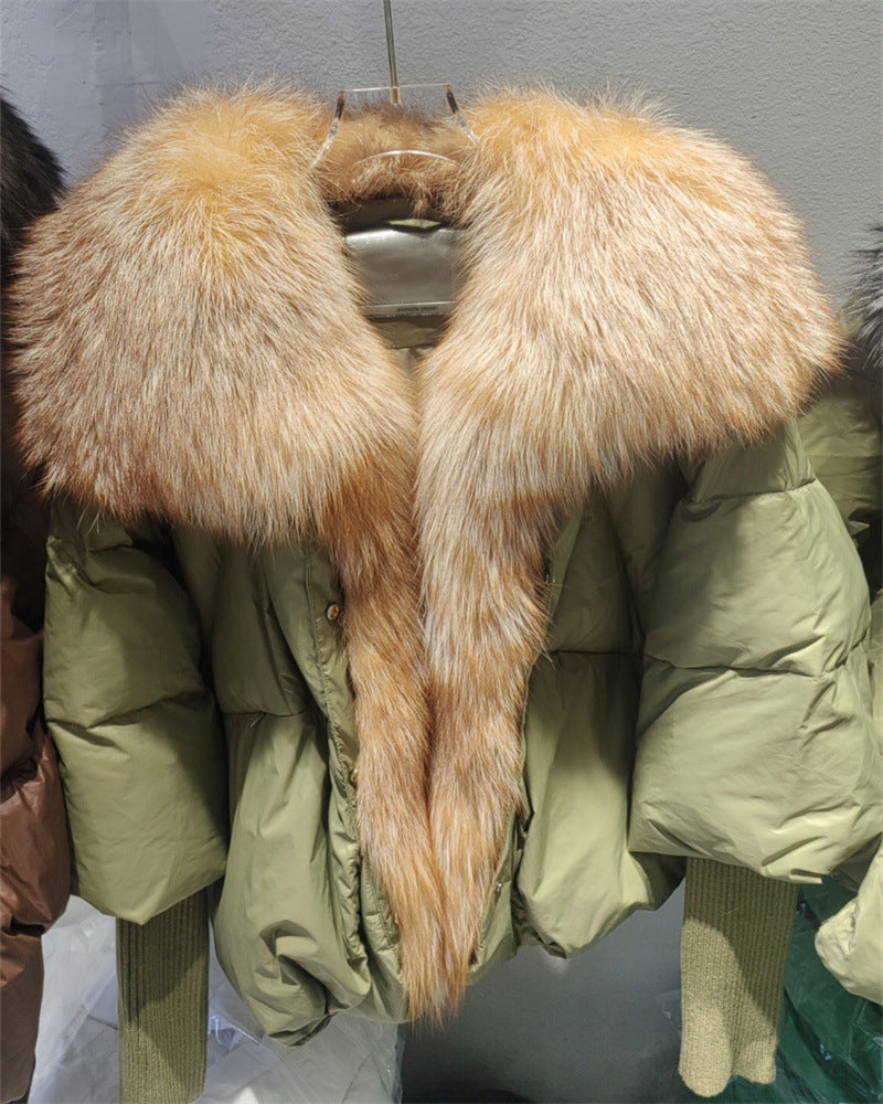 White Duck Down Jacket Niche Design Women's Clothing Best YouTube Store