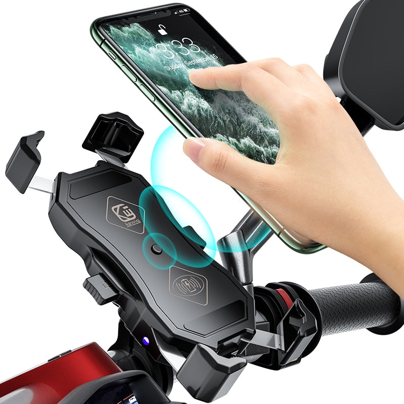 Mobile phone navigation bracket wireless charging stand