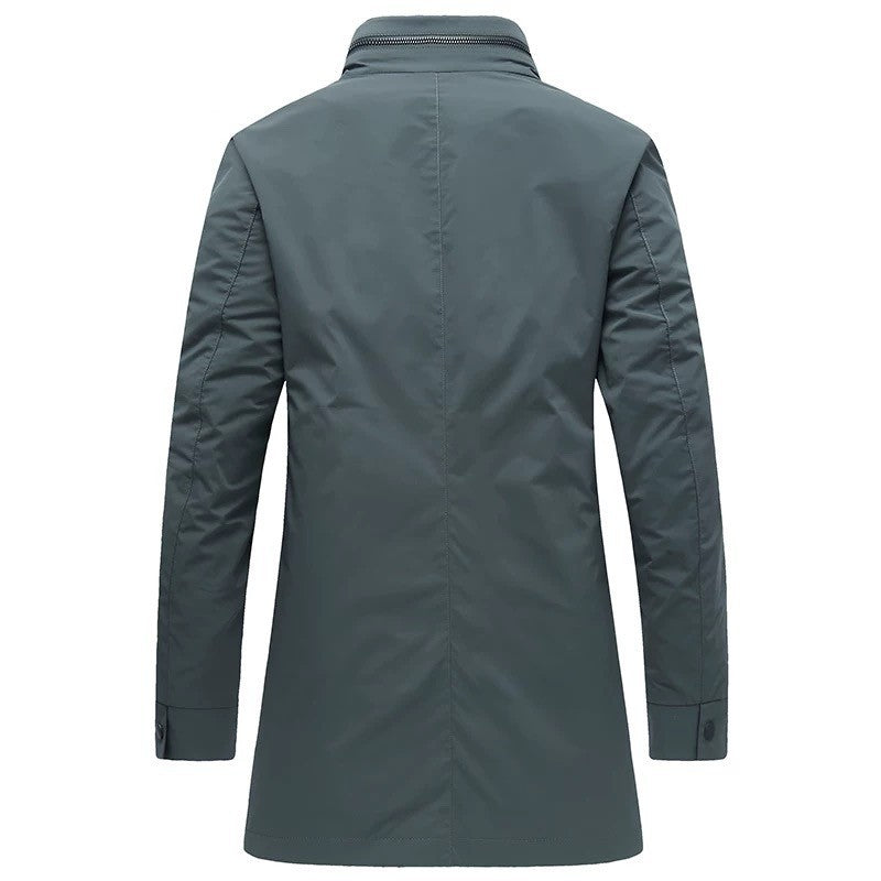 Men's Stand-Up Collar Business Casual Windbreaker Jacket Pi-Mart