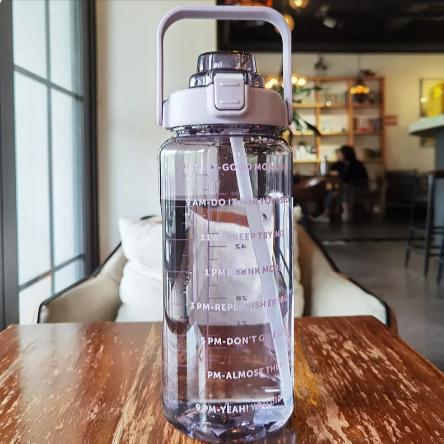 Portable Large Plastic Water Bottle LadyShow.Store