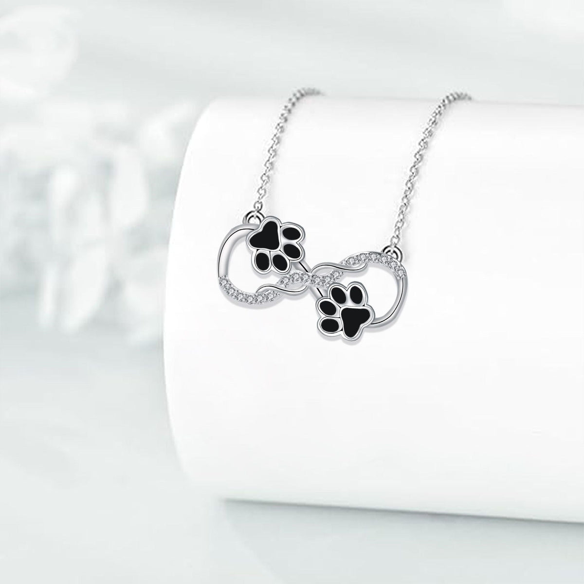 Clavicle Chain Simple Cute Dog's Paw Necklace LadyShow.Store