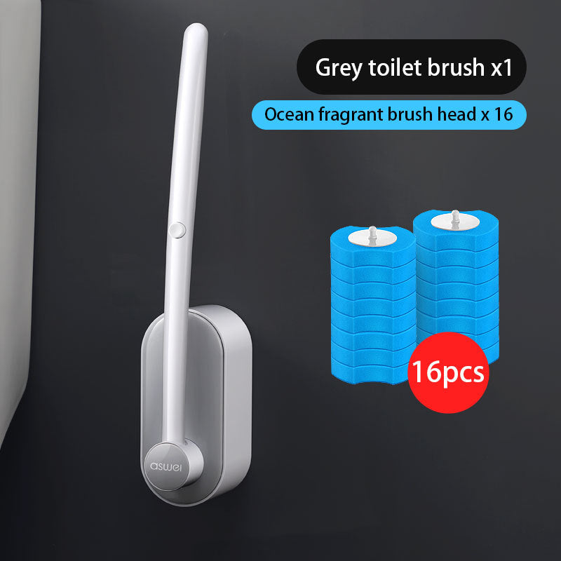 Disposable No Dead Angle Toilet Cleaning Brush LadyShow.Store