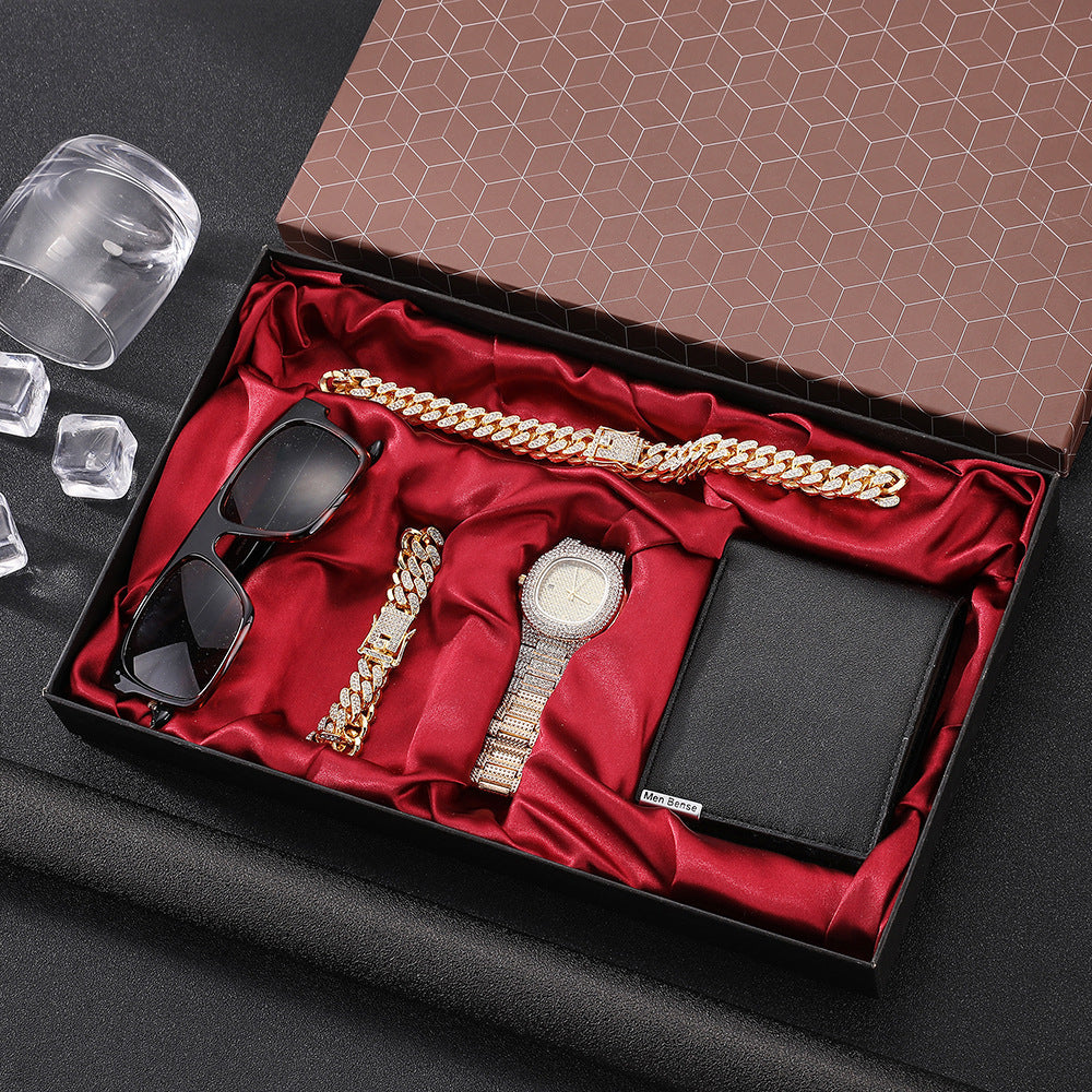 5-piece Men's Watch Gift Box Set LuxuryLifeWay Online Store