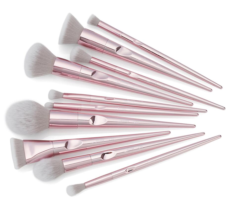 10-Piece Makeup Brush Set with Radiant Eyeshadow Brush LadyShow.Store