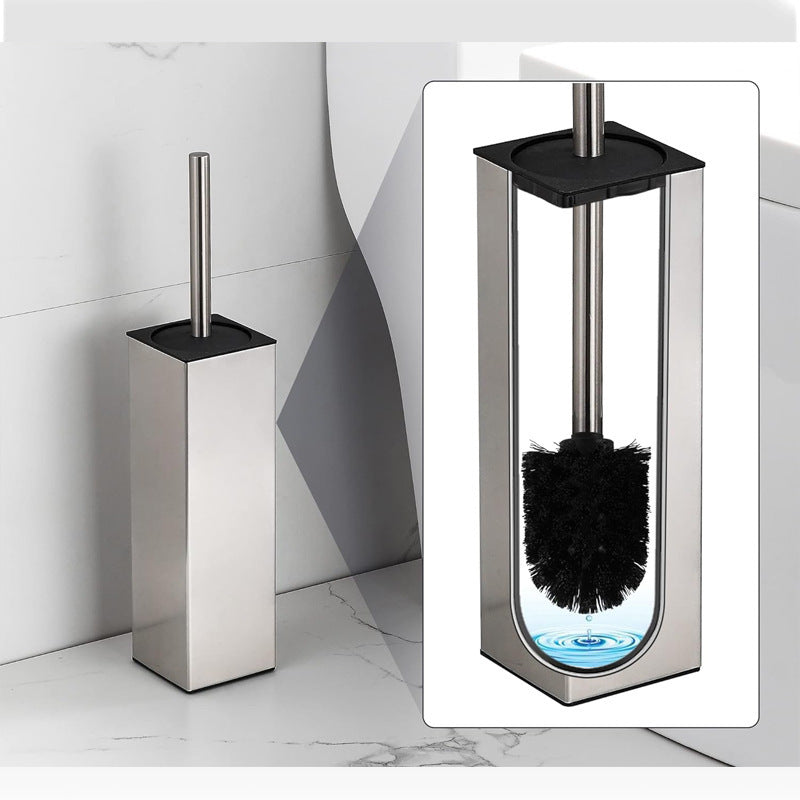 Stainless Steel Floor Toilet Brush Toilet Cleaning Brush Suit Best YouTube Store