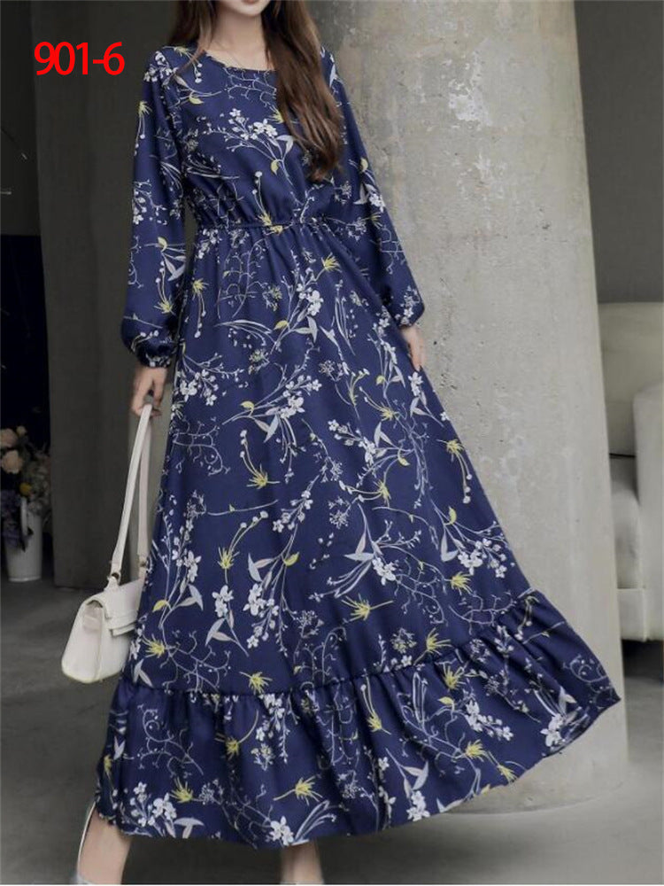 Women's Figure-flattering Floral A-line Skirt LadyShow.Store