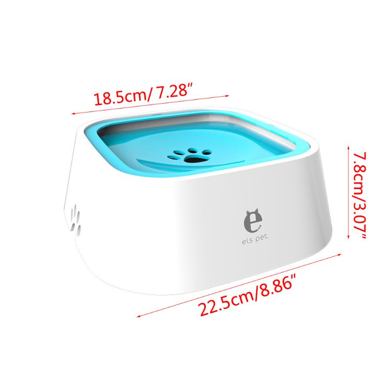 Portable Dog Bowl Pet Floating Bowl Splash-proof Pets Fashion