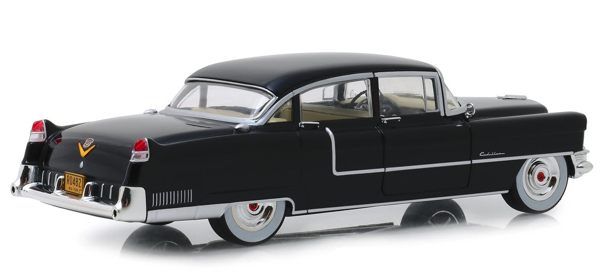 1955 Cadillac Fleetwood Series 60 Black "The Godfather" (1972) Movie 1/24 Diecast Model Car by Greenlight LuxuryLifeWay Online Store