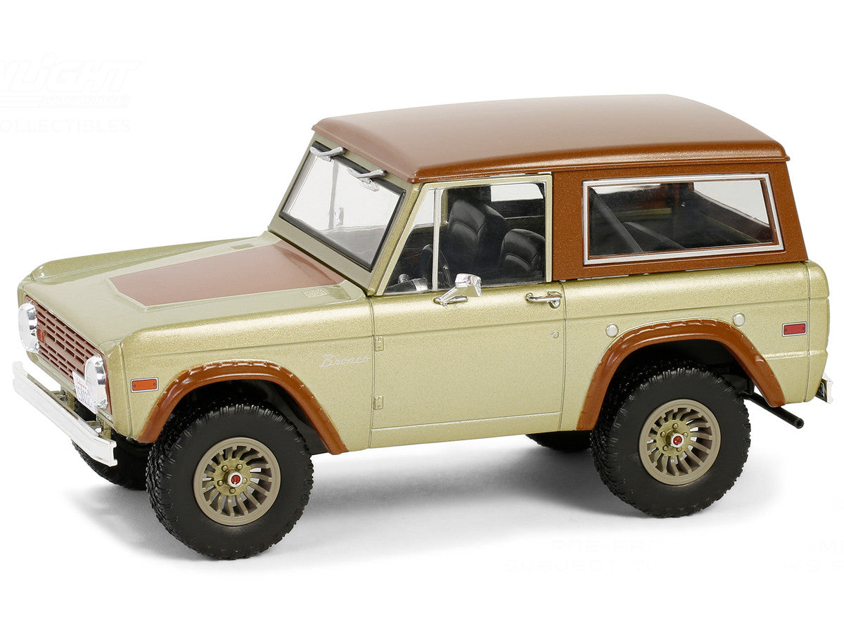 1970 Ford Bronco Gold Metallic with Brown Hood and Top  "Lost" (2004-2010) TV Series "Hollywood" Series 20 1/24 Diecast Model Car by Greenlight LuxuryLifeWay Online Store