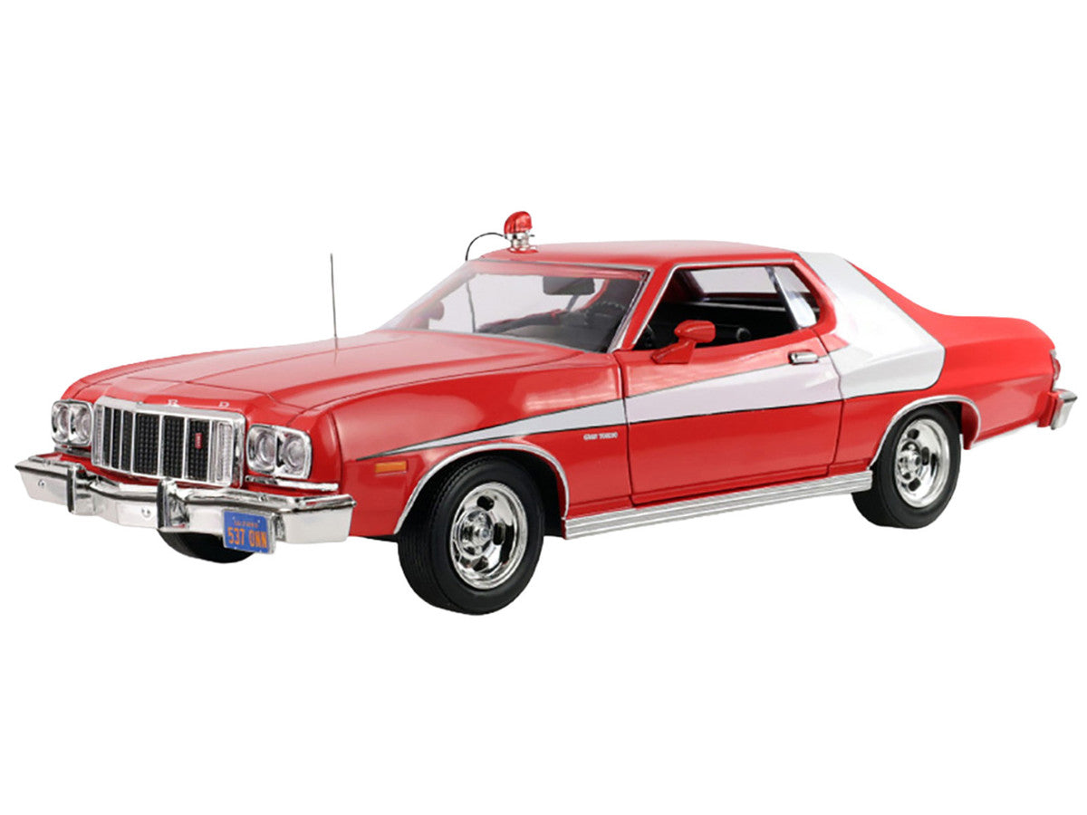 1976 Ford Gran Torino Red with White Graphics "Hollywood Greatest Hits" Series 1/24 Diecast Model Car by Greenlight LuxuryLifeWay Online Store