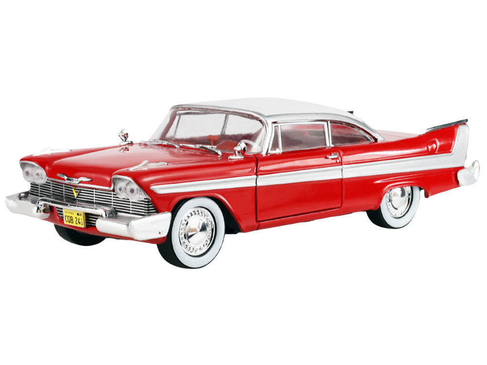 1958 Plymouth Fury Red with White Top and Red Interior "Hollywood Greatest Hits" Series 1/24 Diecast Model Car by Greenlight LuxuryLifeWay Online Store