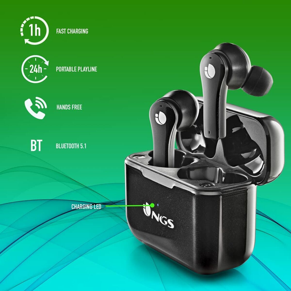 Bluetooth Headphones NGS ARTICA BLOOM LuxuryLifeWay Online Store