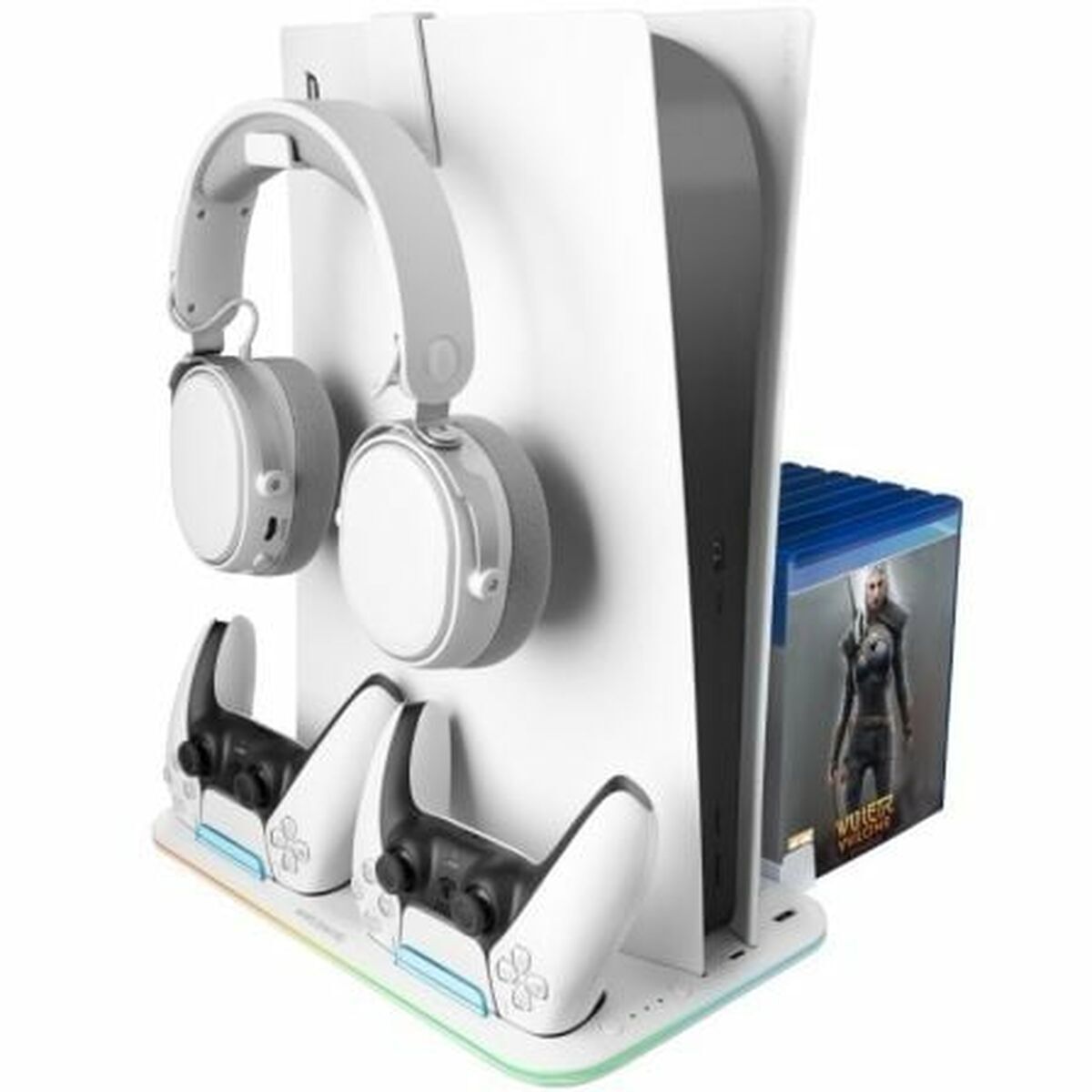 Headphone stand Mars Gaming MPS5B2 White LuxuryLifeWay Online Store