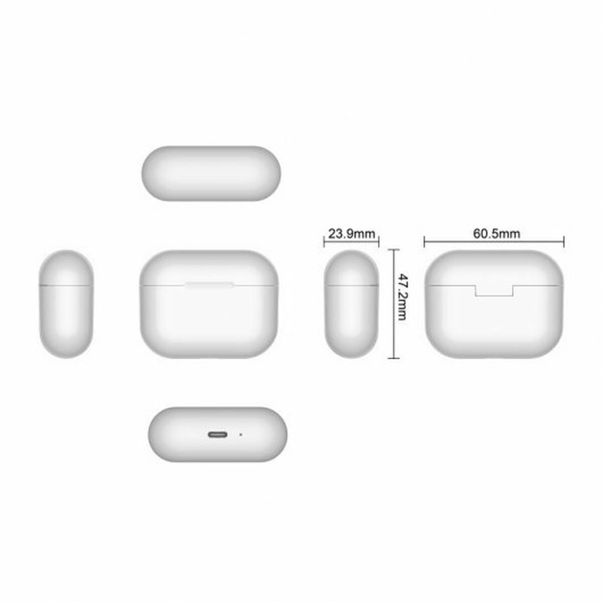Headphones Daewoo DW2005 White LuxuryLifeWay Online Store