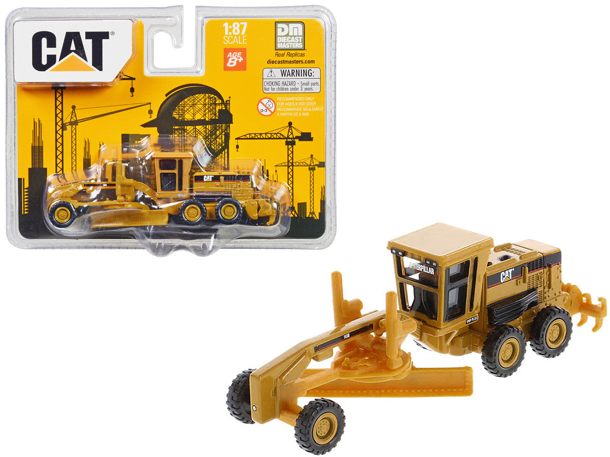 CAT Caterpillar 163H Motor Grader Yellow 1/87 (HO) Diecast Model by Diecast Masters LuxuryLifeWay Online Store