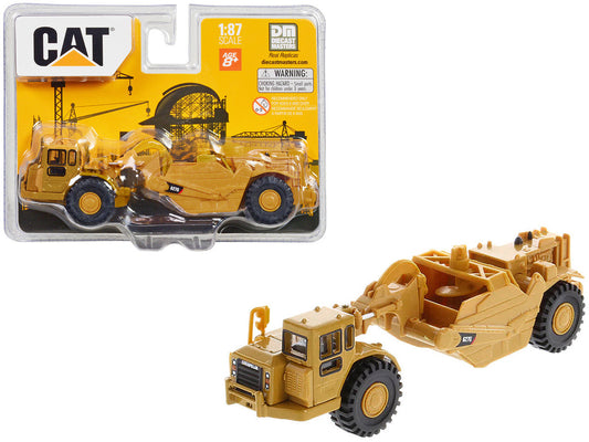 CAT Caterpillar 627G Auger Scraper Yellow 1/87 (HO) Diecast Model by Diecast Masters LuxuryLifeWay Online Store