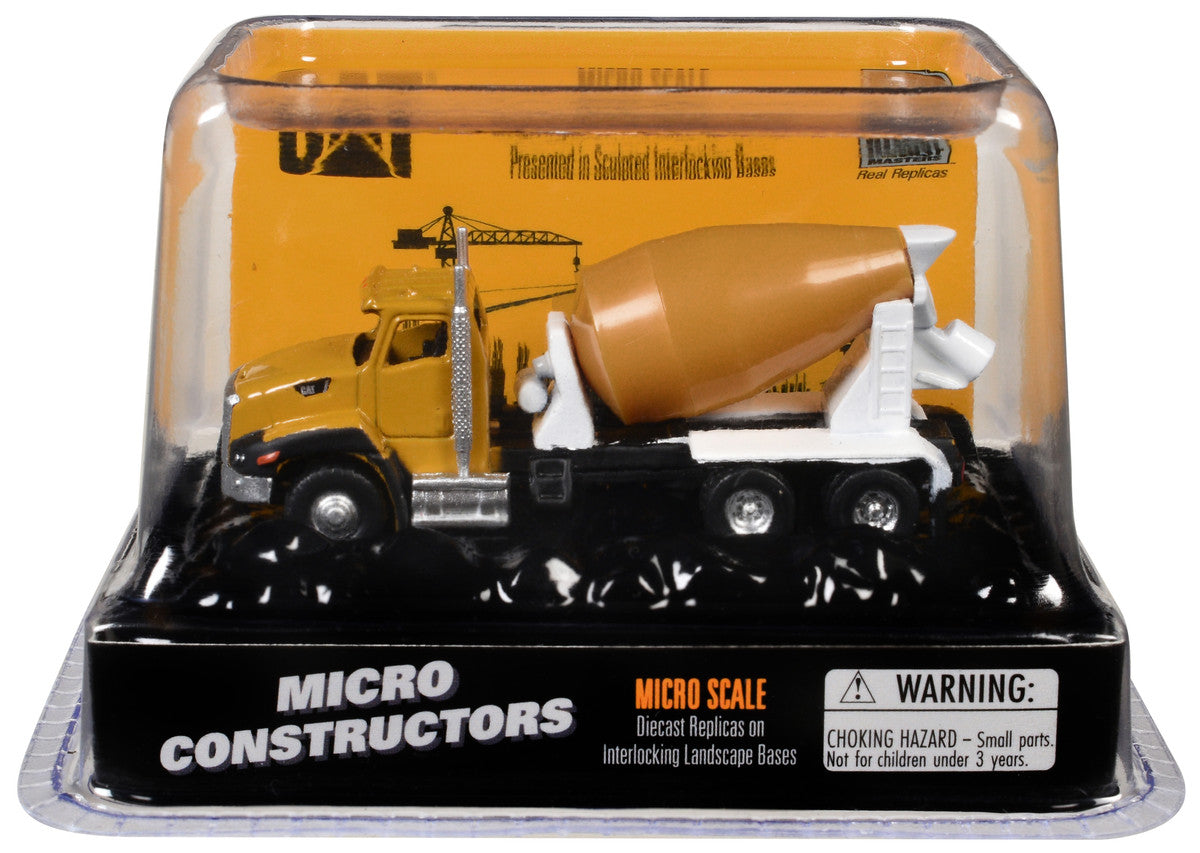 CAT Caterpillar CT660 Concrete Mixer Yellow "Micro-Constructor" Series Diecast Model by Diecast Masters LuxuryLifeWay Online Store