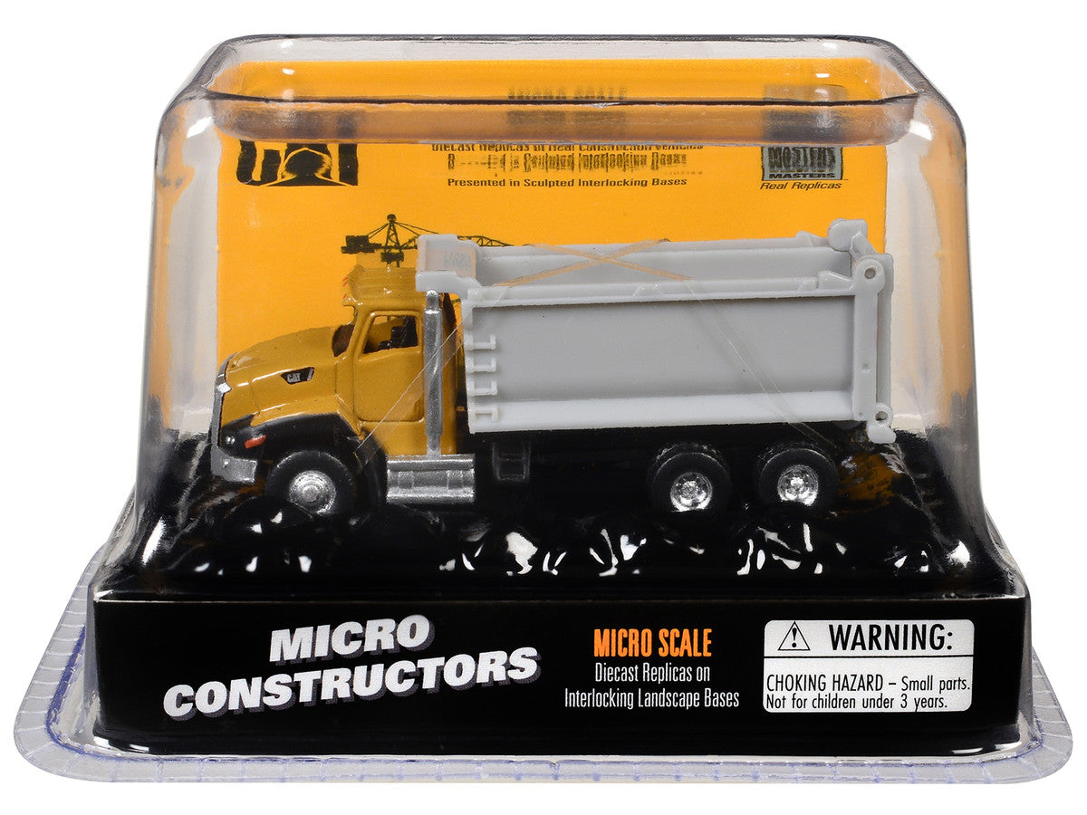 CAT Caterpillar CT660 Dump Truck Yellow "Micro-Constructor" Series Diecast Model by Diecast Masters LuxuryLifeWay Online Store