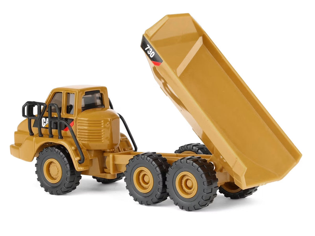 CAT Caterpillar 730 Articulated Truck Yellow 1/87 (HO) Diecast Model by Diecast Masters LuxuryLifeWay Online Store