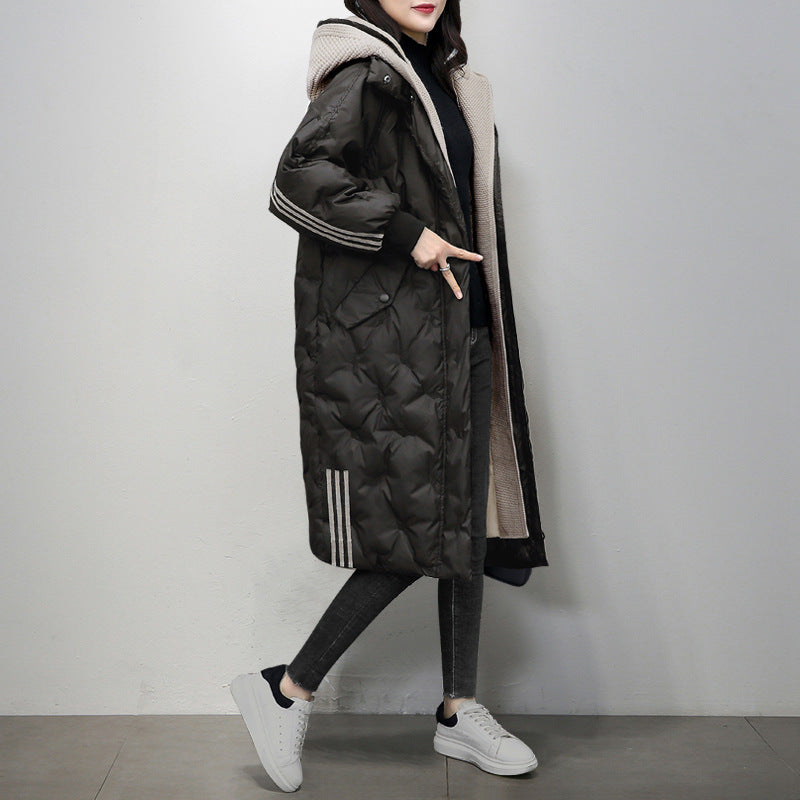 Winter Ladies Fashion White Duck Down Western Style Best YouTube Store