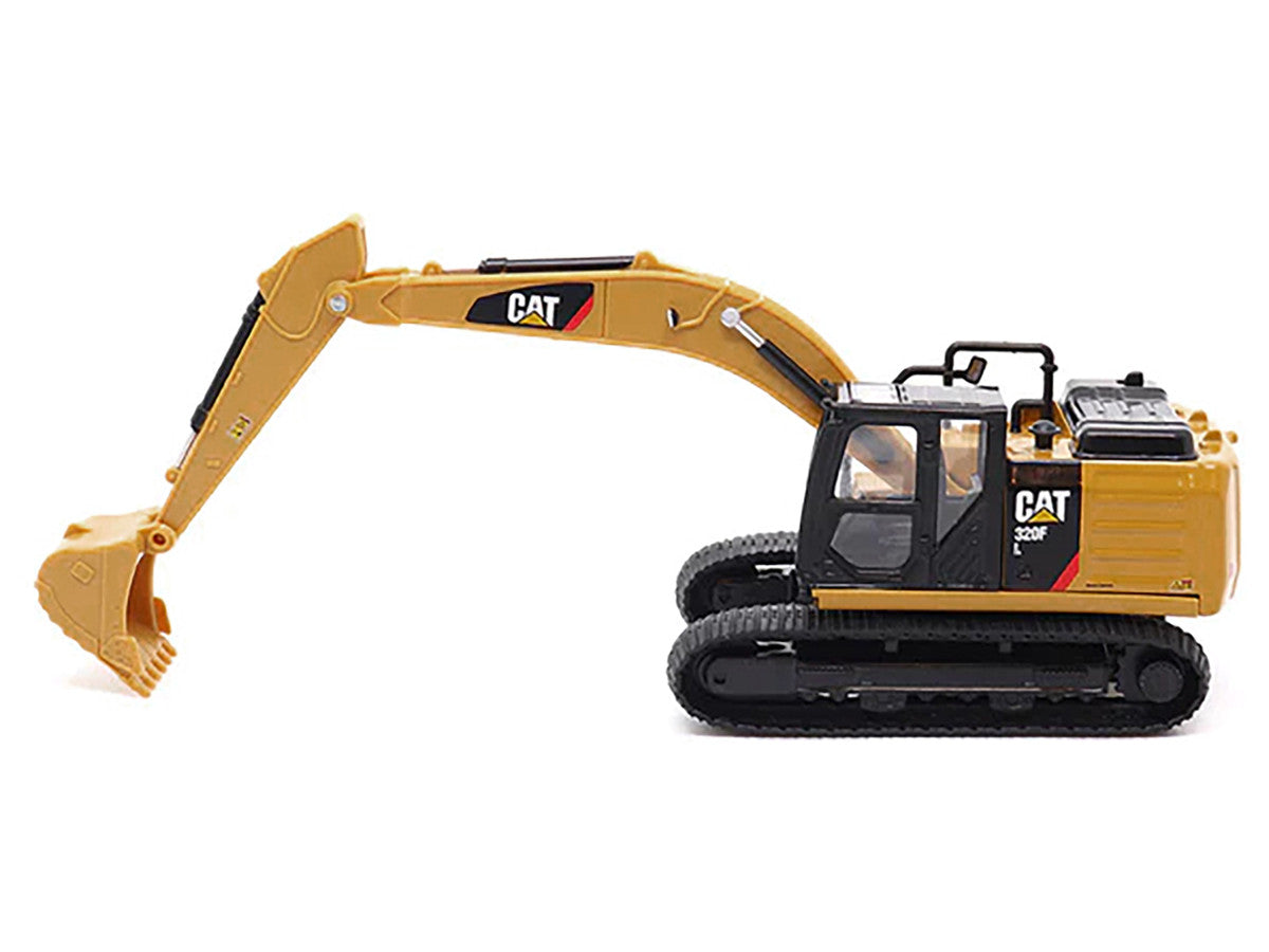 CAT Caterpillar 320F L Hydraulic Excavator Yellow and Black 1/64 Diecast Model by Diecast Masters LuxuryLifeWay Online Store