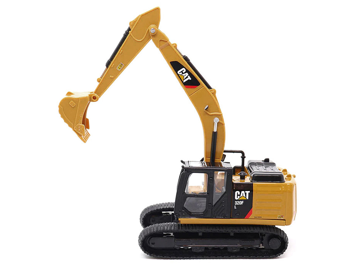 CAT Caterpillar 320F L Hydraulic Excavator Yellow and Black 1/64 Diecast Model by Diecast Masters LuxuryLifeWay Online Store
