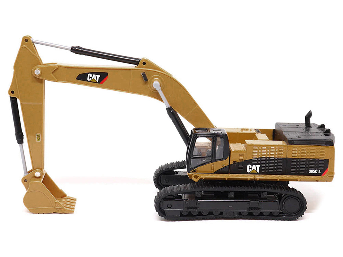CAT Caterpillar 385C L Hydraulic Excavator Yellow 1/64 Diecast Model by Diecast Masters LuxuryLifeWay Online Store
