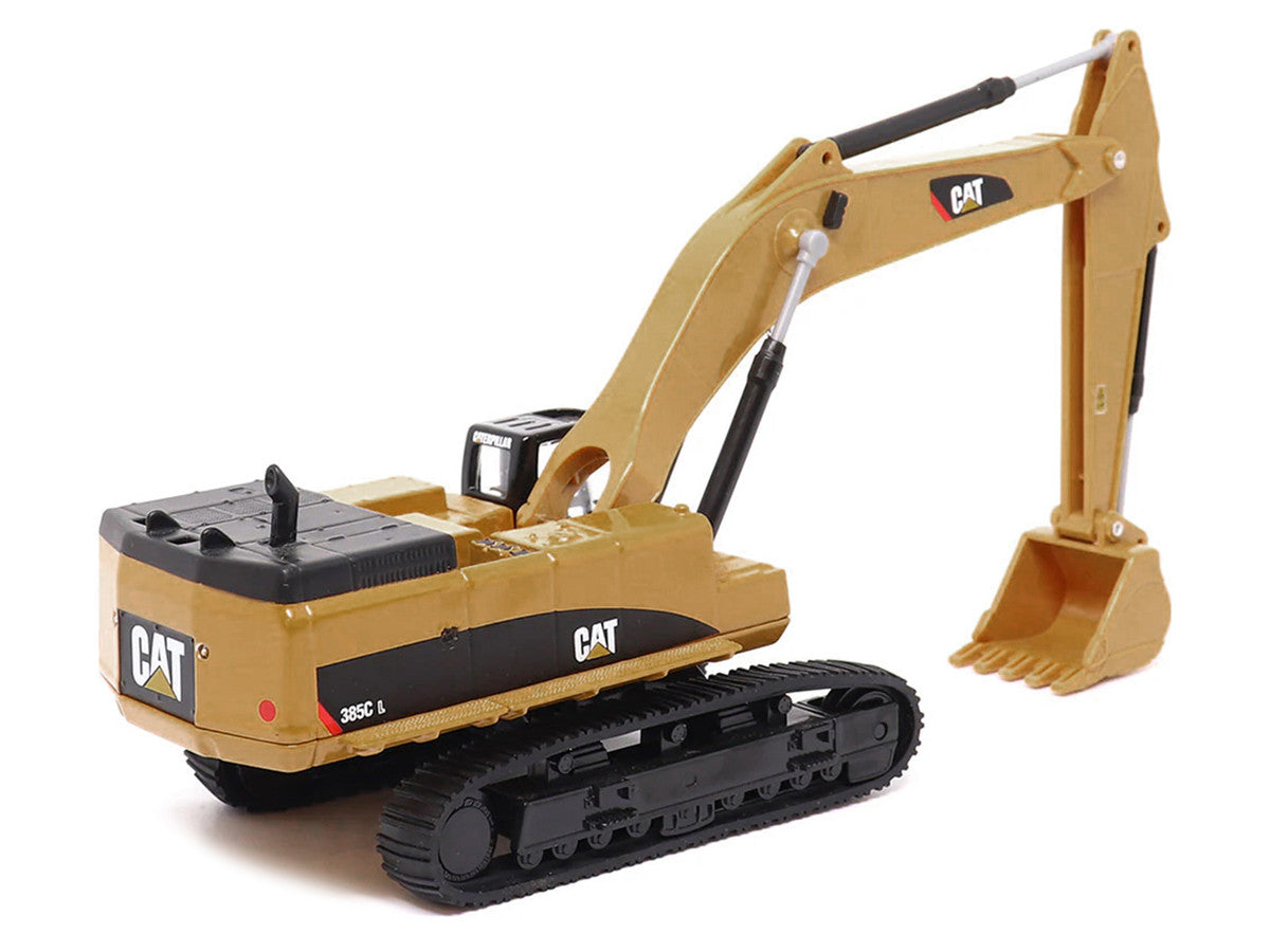 CAT Caterpillar 385C L Hydraulic Excavator Yellow 1/64 Diecast Model by Diecast Masters LuxuryLifeWay Online Store