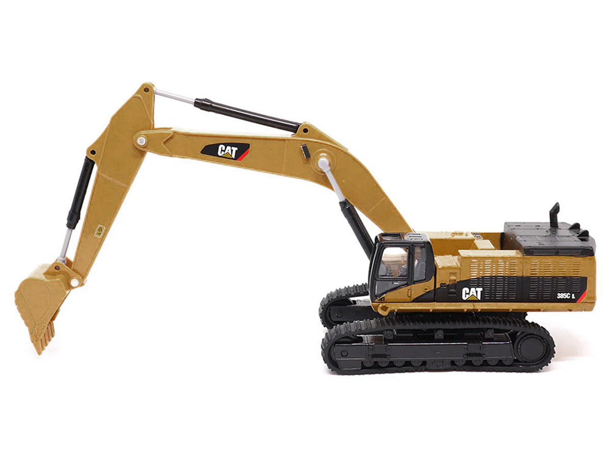 CAT Caterpillar 385C L Hydraulic Excavator Yellow 1/64 Diecast Model by Diecast Masters LuxuryLifeWay Online Store