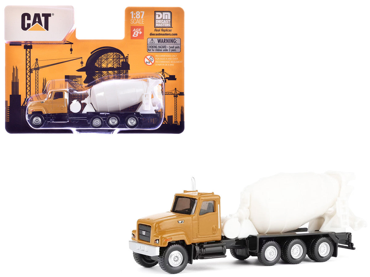 CAT Caterpillar CT681 Concrete Mixer Yellow 1/87 (HO) Diecast Model by Diecast Masters LuxuryLifeWay Online Store