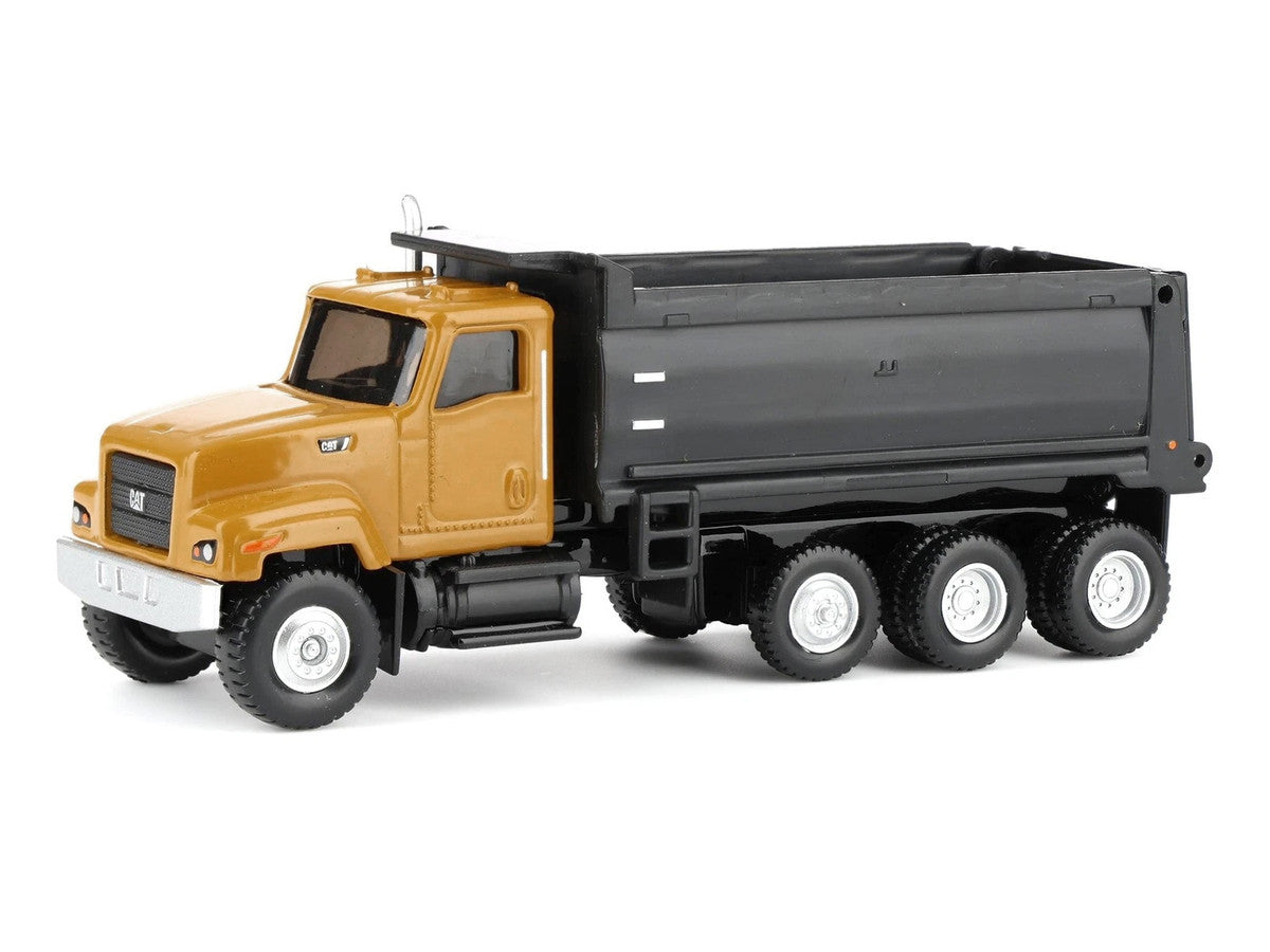 CAT Caterpillar CT681 Dump Truck Yellow 1/87 (HO) Diecast Model by Diecast Masters LuxuryLifeWay Online Store