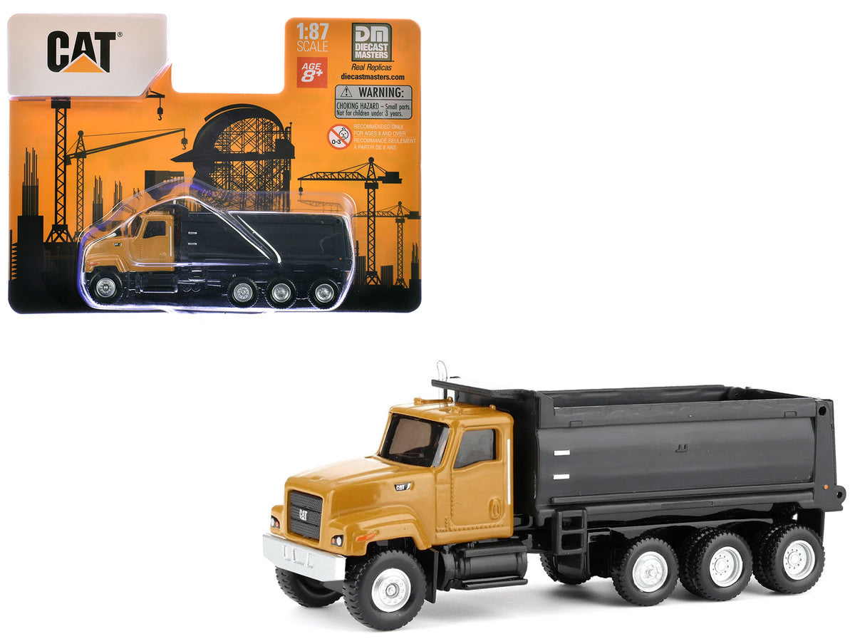CAT Caterpillar CT681 Dump Truck Yellow 1/87 (HO) Diecast Model by Diecast Masters LuxuryLifeWay Online Store