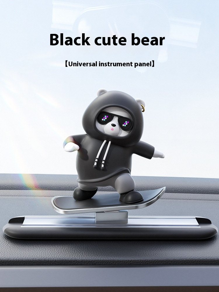 Cartoon Bear Car Skateboard Pi-Mart