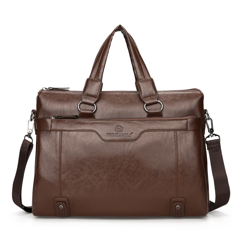 Laptop Bag Briefcase Men's Shoulder CJD