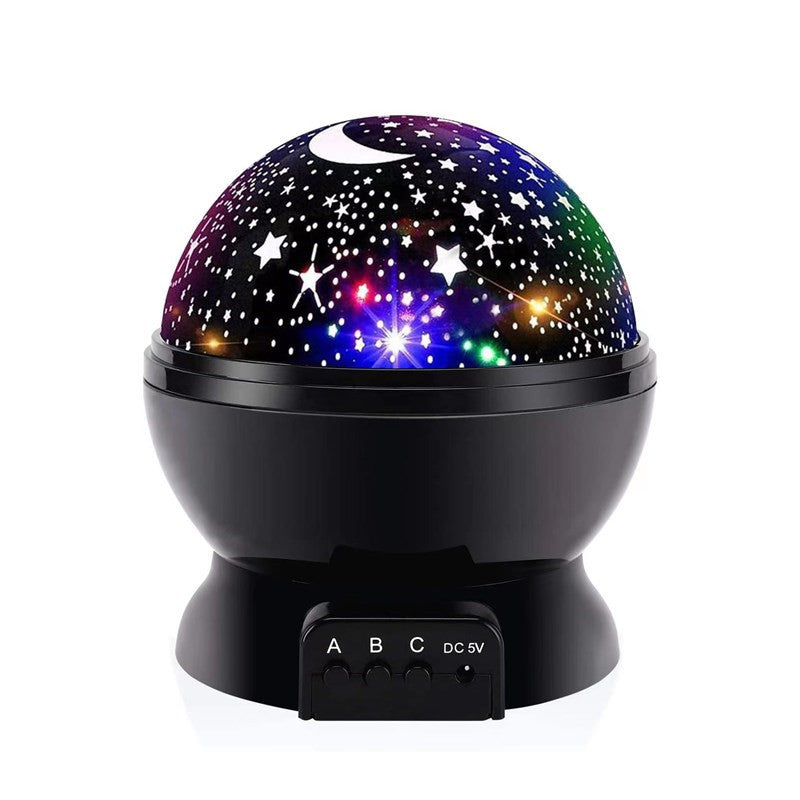 Colorful Spherical Rotating Star Projection Lamp Children's Toys