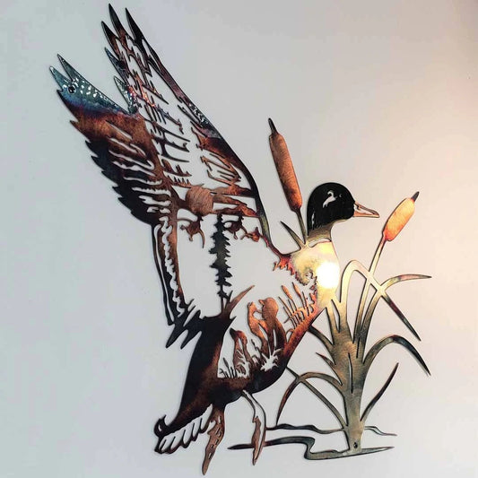 Home Decor Mallard Alloy Wall Art PearlNestDecor.com