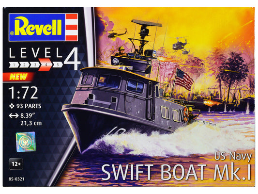Level 4 Model Kit US Navy Swift Boat Mk.I 1/72 Scale Model by Revell LuxuryLifeWay Online Store
