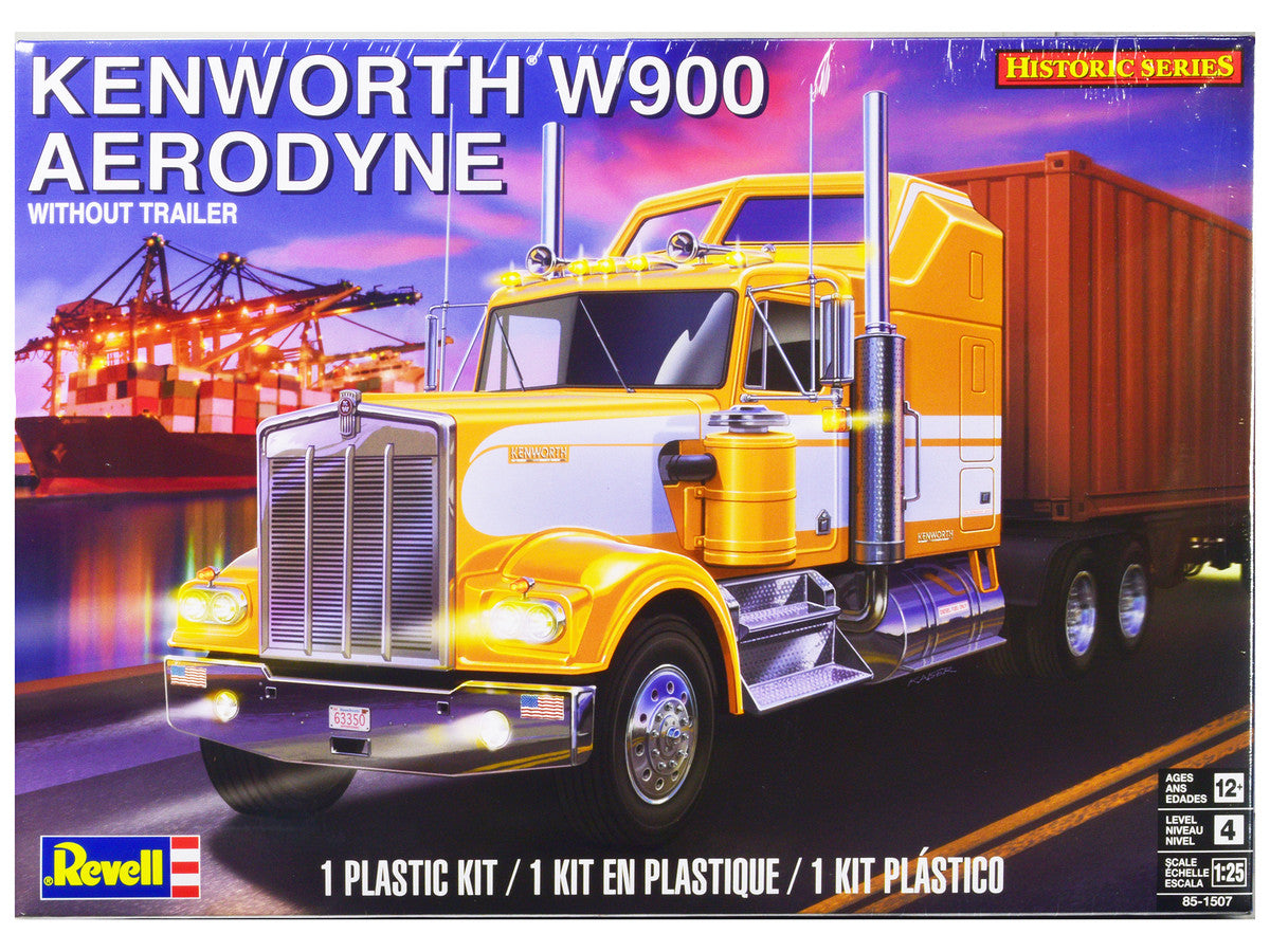 Level 4 Model Kit Kenworth W900 Aerodyne Truck Tractor "Historic Series" 1/25 Scale Model by Revell LuxuryLifeWay Online Store
