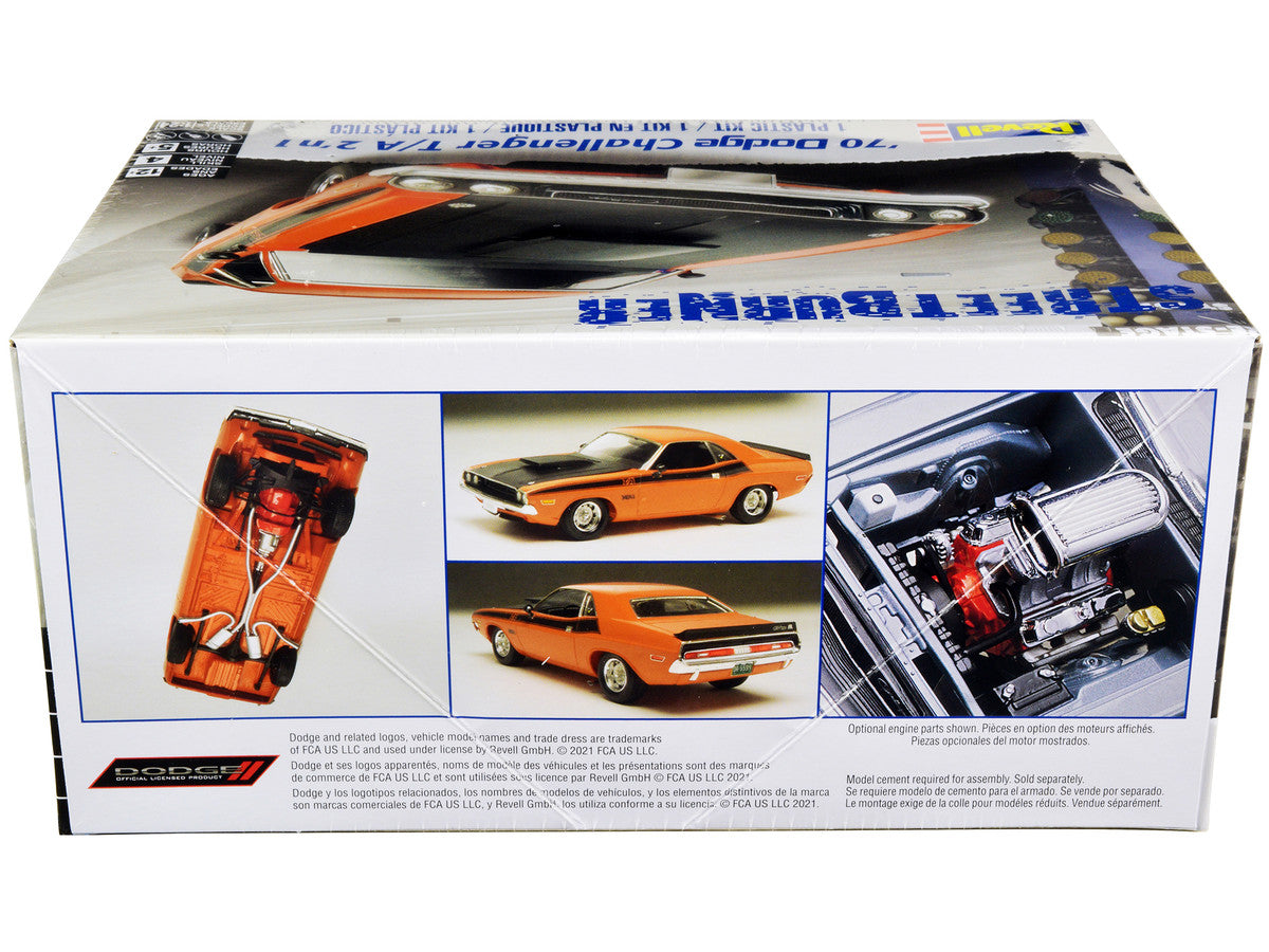 Level 4 Model Kit 1970 Dodge Challenger T/A "Streetburner" 2-in-1 Kit 1/24 Scale Model by Revell LuxuryLifeWay Online Store
