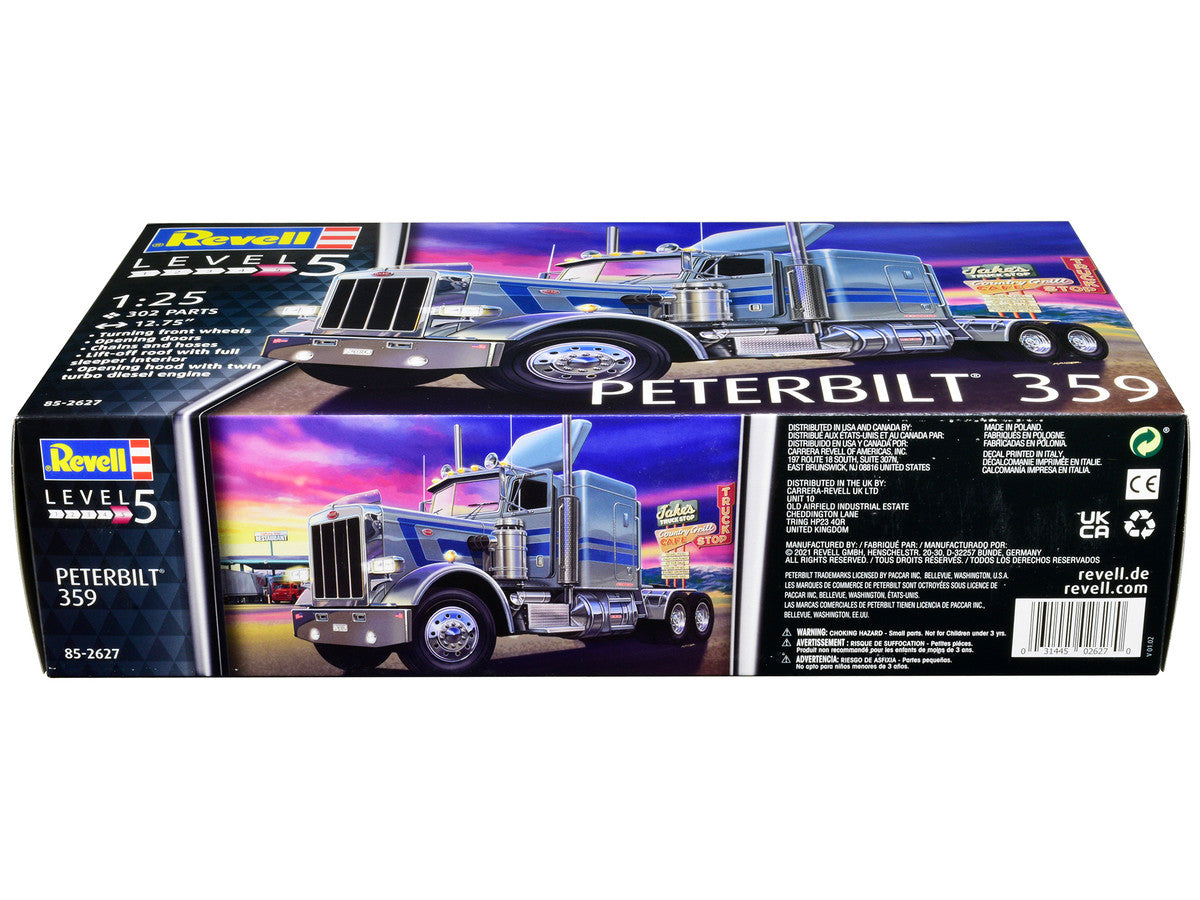 Level 5 Model Kit Peterbilt 359 Truck Tractor 1/25 Scale Model by Revell LuxuryLifeWay Online Store