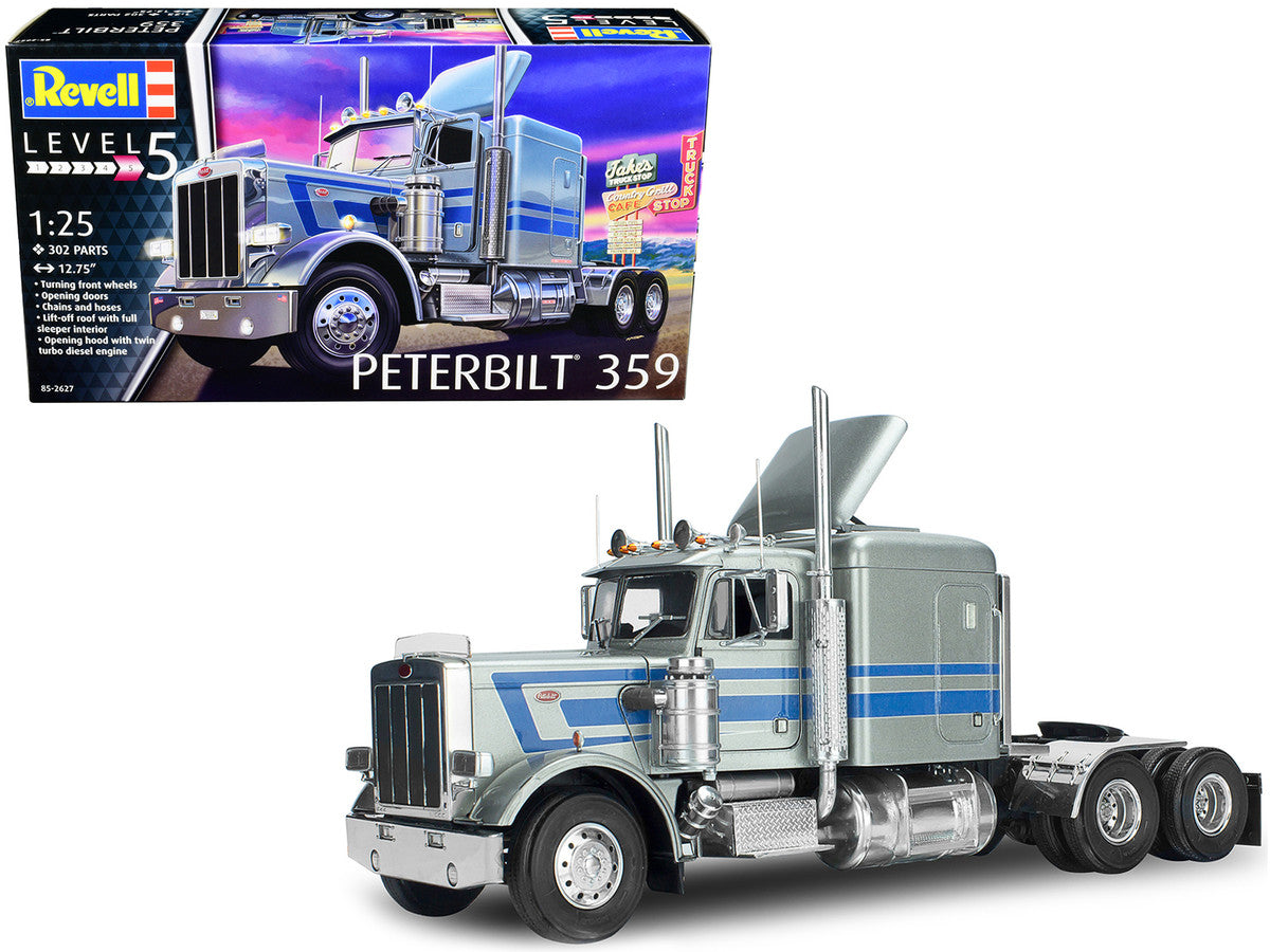 Level 5 Model Kit Peterbilt 359 Truck Tractor 1/25 Scale Model by Revell LuxuryLifeWay Online Store