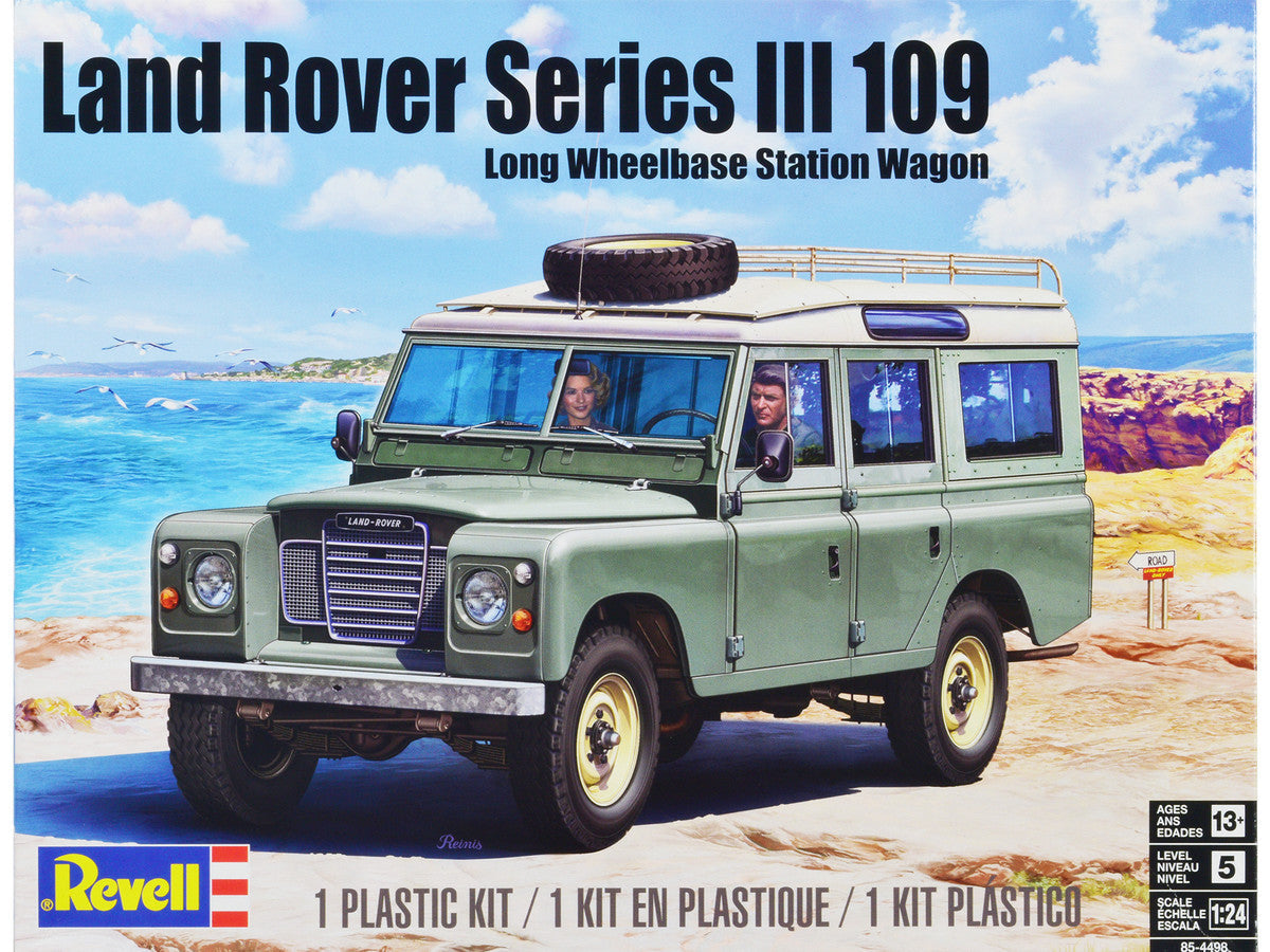 Level 5 Model Kit Land Rover Series III 109 Long Wheelbase Station Wagon 1/24 Scale Model by Revell LuxuryLifeWay Online Store