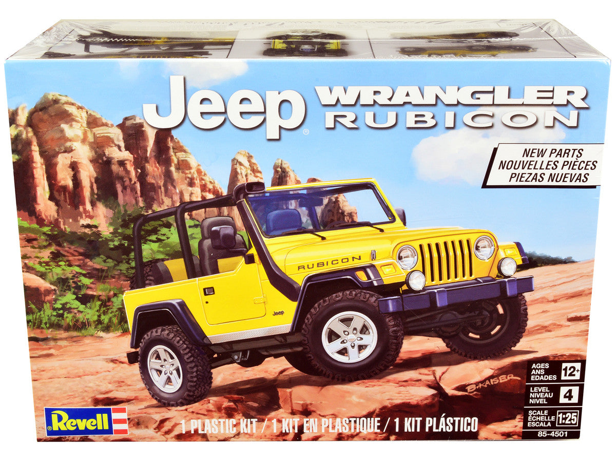 Level 4 Model Kit Jeep Wrangler Rubicon 1/25 Scale Model by Revell LuxuryLifeWay Online Store