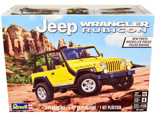 Level 4 Model Kit Jeep Wrangler Rubicon 1/25 Scale Model by Revell LuxuryLifeWay Online Store