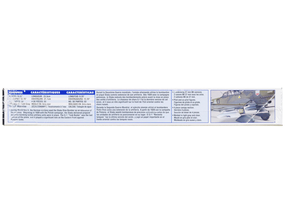 Level 4 Model Kit Junkers STUKA JU 87G-1 Tank Buster Bomber Aircraft 1/48 Scale Model by Revell LuxuryLifeWay Online Store