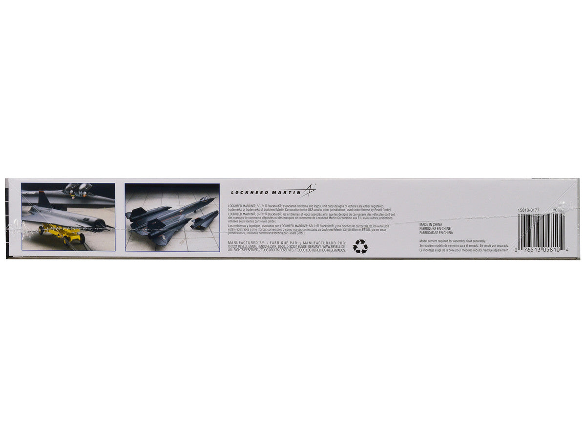 Level 4 Model Kit Lockheed SR-71 Blackbird Reconnaissance Aircraft 1/72 Scale Model by Revell LuxuryLifeWay Online Store