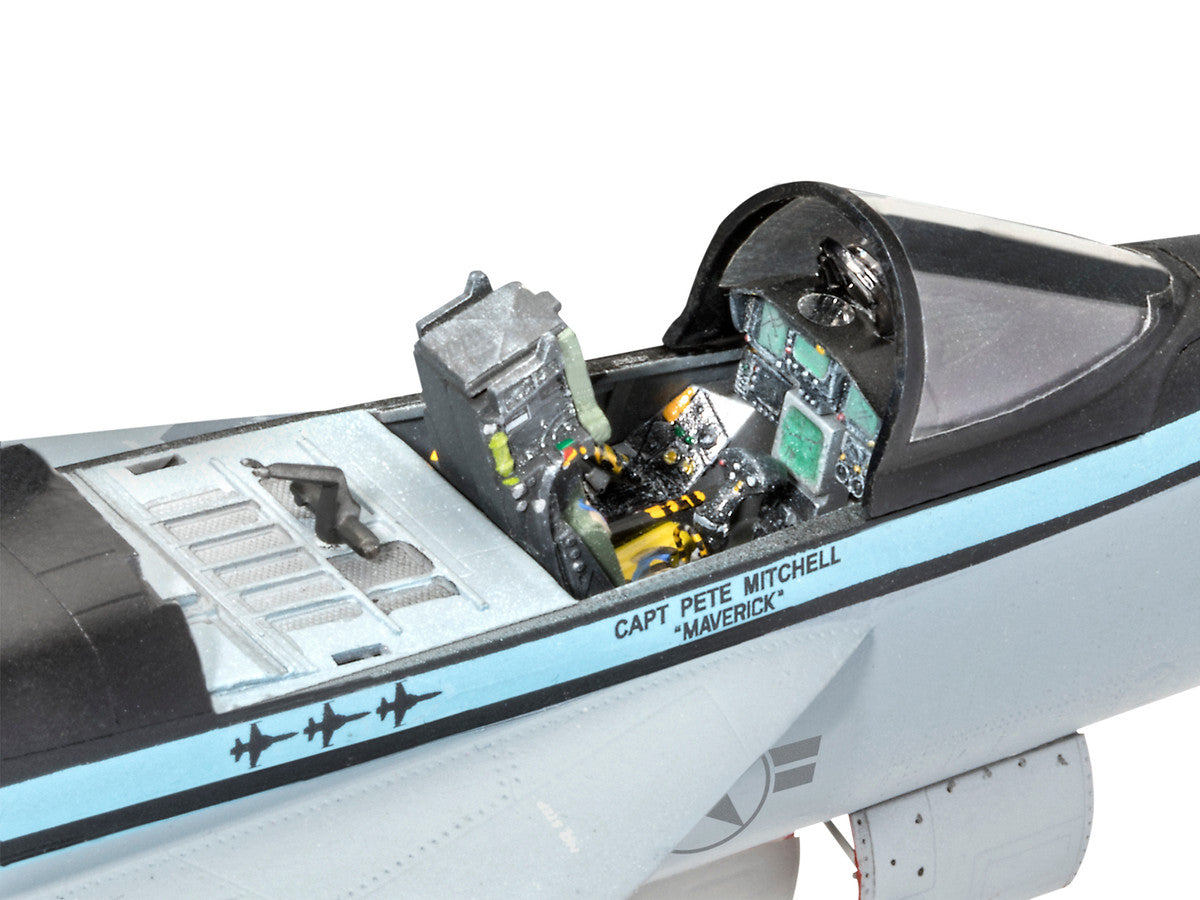 Level 5 Model Kit Maverick's F/A-18E Super Hornet Jet "Top Gun: Maverick" (2022) Movie 1/48 Scale Model by Revell LuxuryLifeWay Online Store