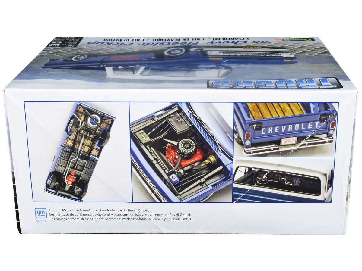 Level 4 Model Kit 1966 Chevrolet Fleetside Pickup Truck 1/25 Scale Model by Revell LuxuryLifeWay Online Store