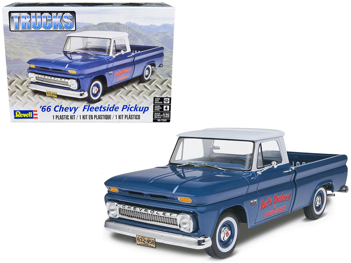 Level 4 Model Kit 1966 Chevrolet Fleetside Pickup Truck 1/25 Scale Model by Revell LuxuryLifeWay Online Store